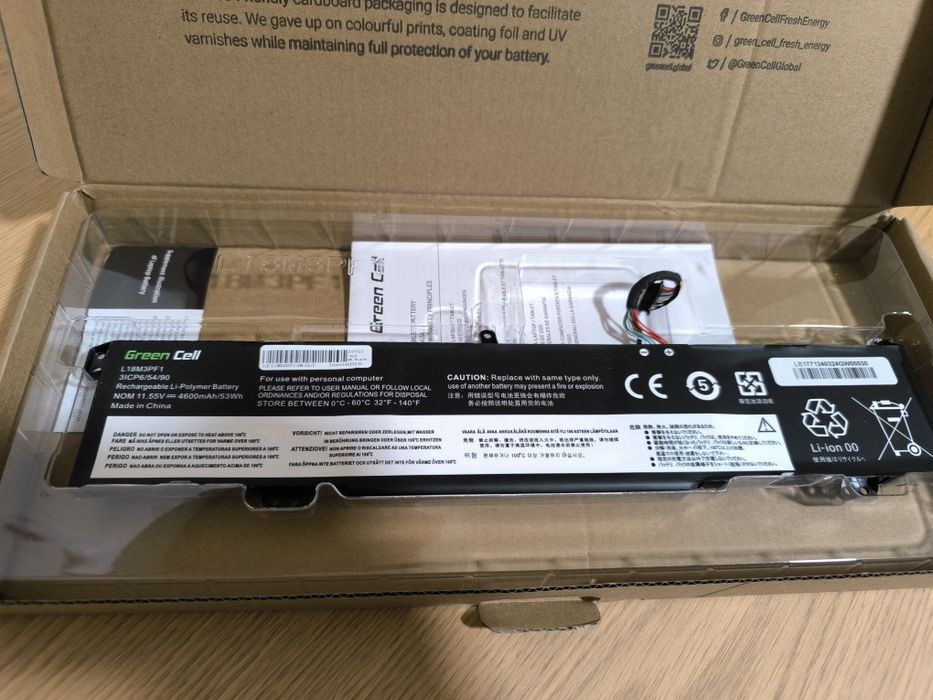 Bateria GreenCell L18M3PF1