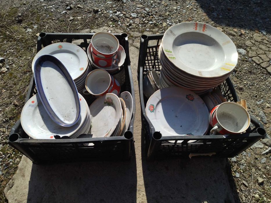 Посуда СССР тарелки, чашки