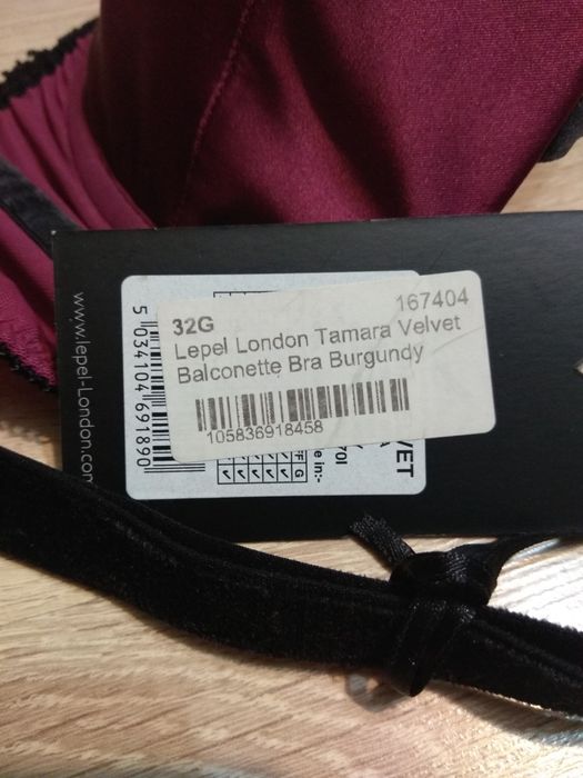 Lepel London Burgund Biustonosz