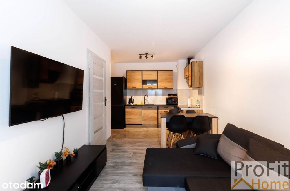 Nowoczesne 34 m² | Salon z aneksem + sypialnia | B