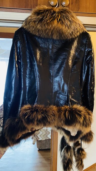 Куртка натуральна шкіра з хутром