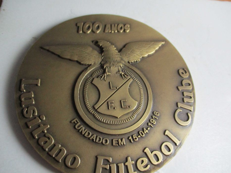 Medalha Lusitano Futebol Clube 100 Anos 1916-2016