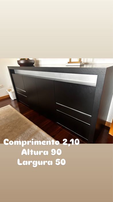 Movel aparador madeida macica loja antart