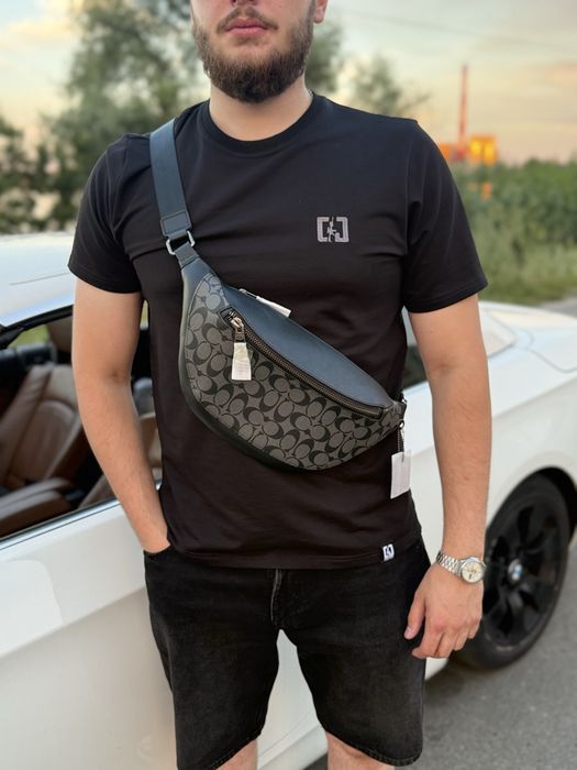 Coach Warren Belt Bag In Signature Canvas сумка бананка поясна поясная