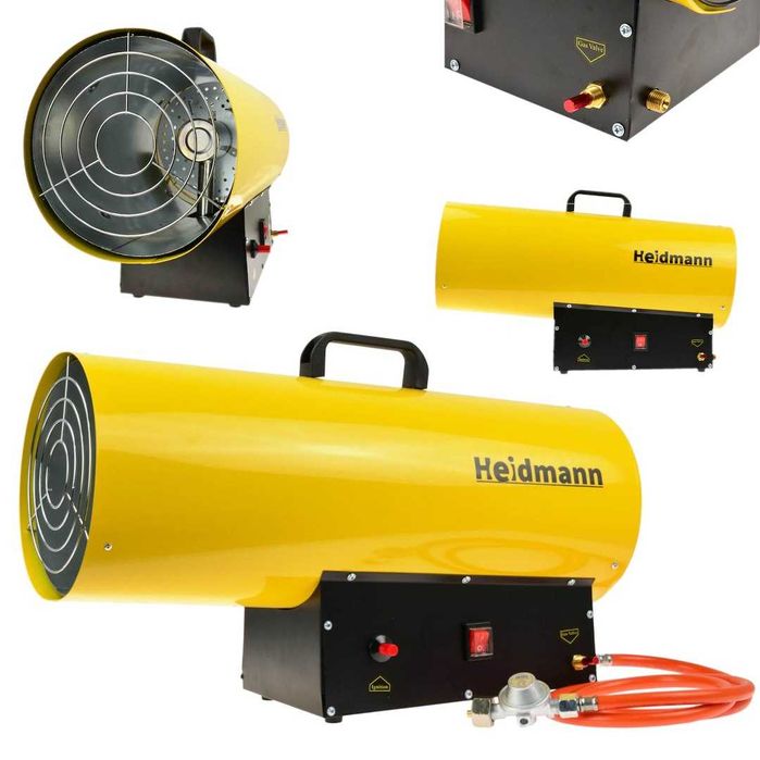 Nagrzewnica dmuchawa gazowa 65kW propan butan + wąż, reduktor NOWA