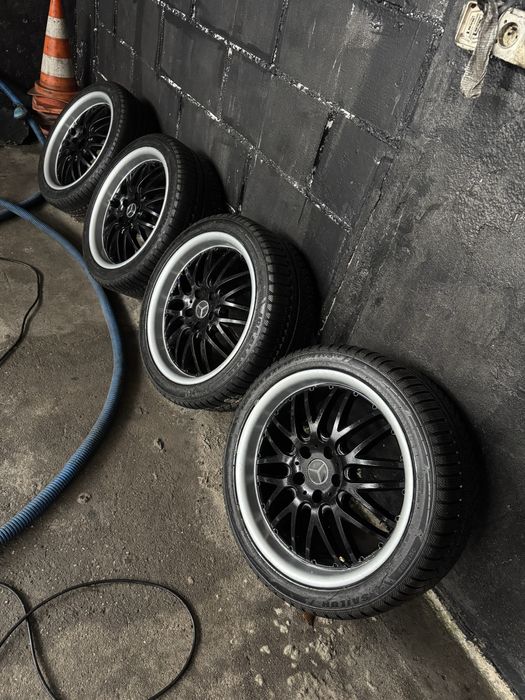 Felgi 5x112 z rantem R18 Mercedes Audi VW Skoda