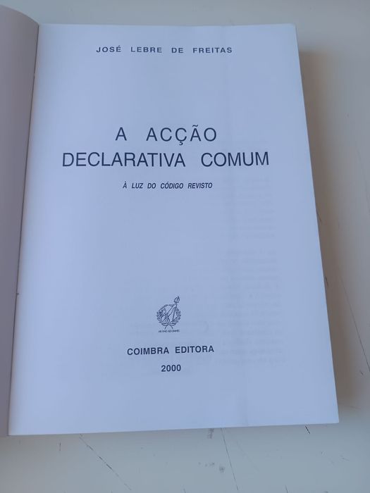 A acção declarativa comum