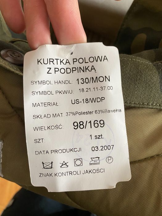 Kurtka polowa z podpinką wz.93 98/169 - NOWA różne rozmiary