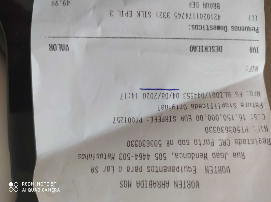 Depiladora Braun com garantia