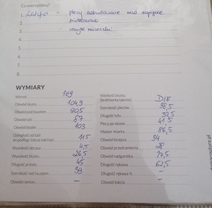 Piękna suknia ślubna Latifa z Dama Couture rozm. 44, długi rękaw, tren
