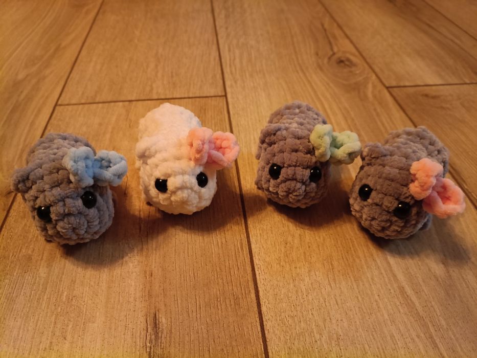 Maskotka pluszak Sad hamster Smutny chomik Handmade tik tok matching