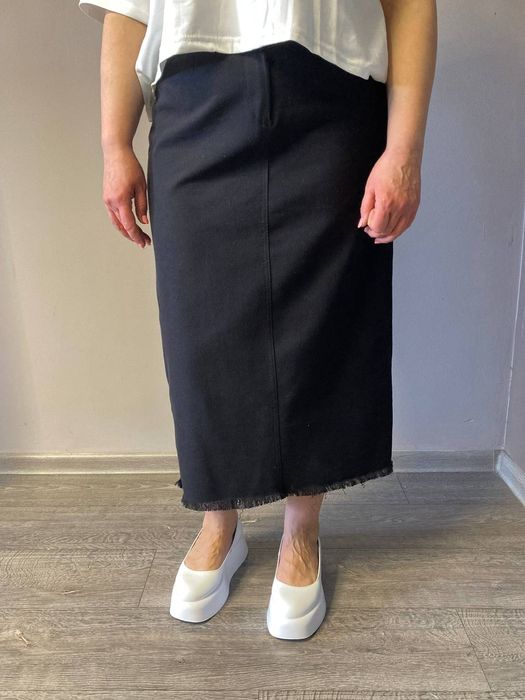 Джинсові спідниці великих розмірів