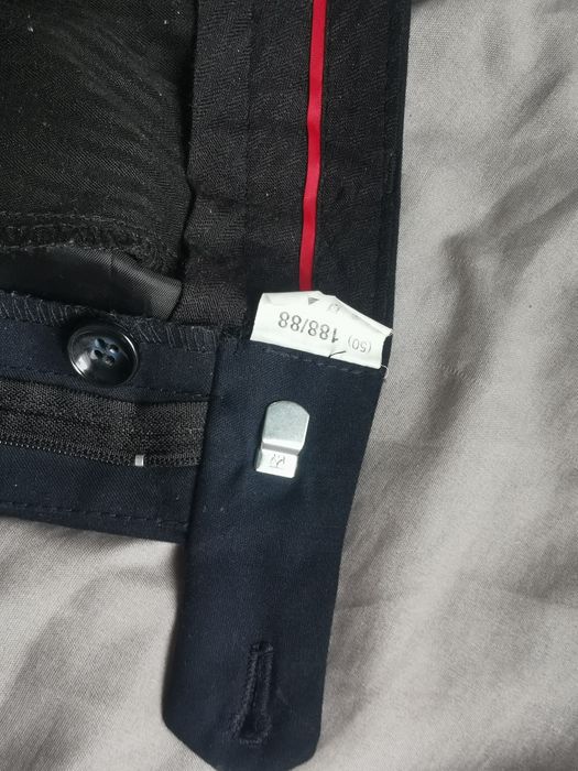 Granitur męski granatowy slim fit