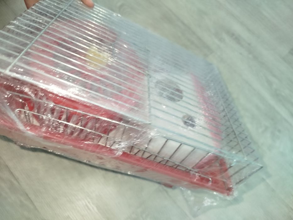 Клетка для хомяка 3-х этажная