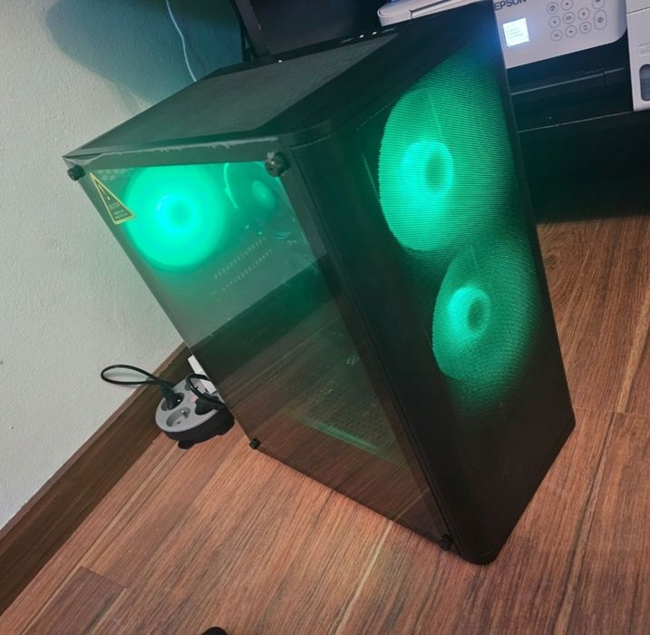 Komputer VENTUM ARGB Ryzen 7 5700X RTX 5060 32GB SSD 1TB WIFI6 BT5 W11 DLSS 4