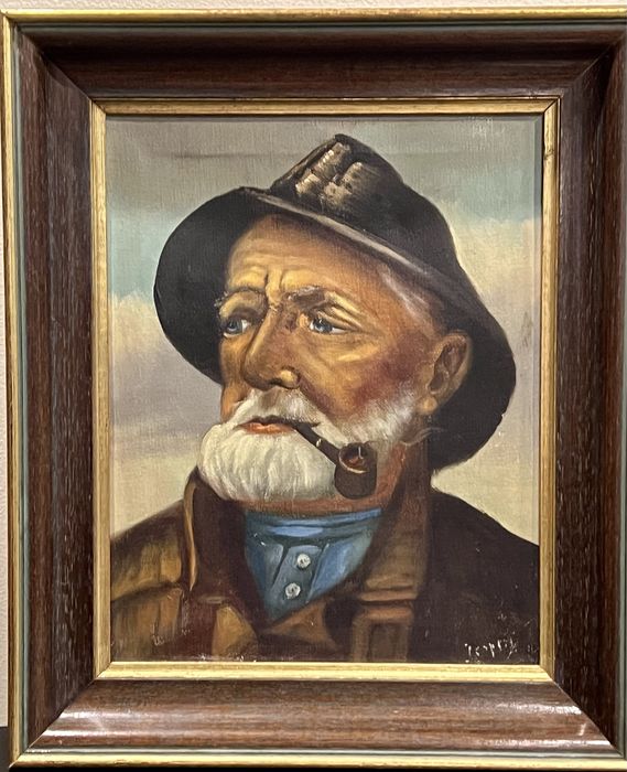 Картина Портрет рибалки Гаррі Херендель.