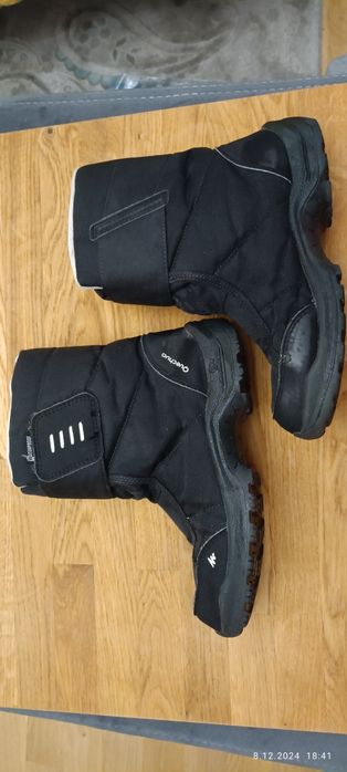 Śniegowce buty zimowe Quechua Decathlon 37 kozaki zimowe chłopięce