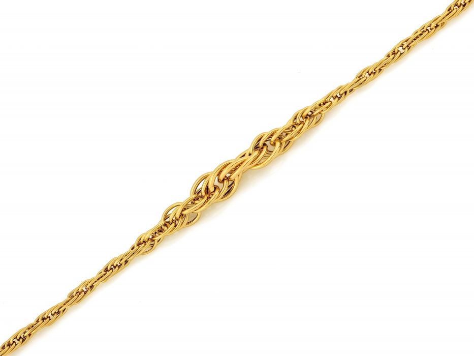 Złota efektowna bransoletka PR 585