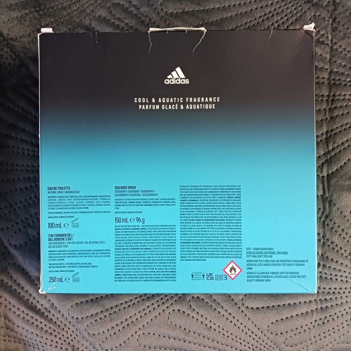 Coffret Adidas Ice Dive (3 Peças) - Novo a Estrear e 100% Original