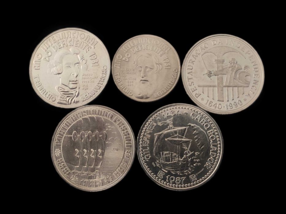 5 moedas de 100$ + 25$ Comemorativas - (Conjunto 4€) #10