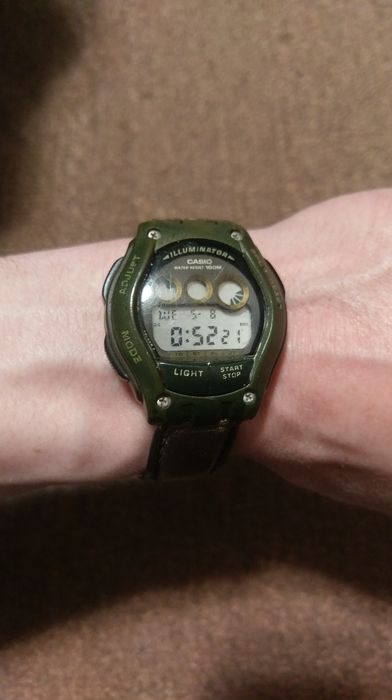 Годинник, часы, Casio illuminator Scout, Q&Q, оригинал, олдовые