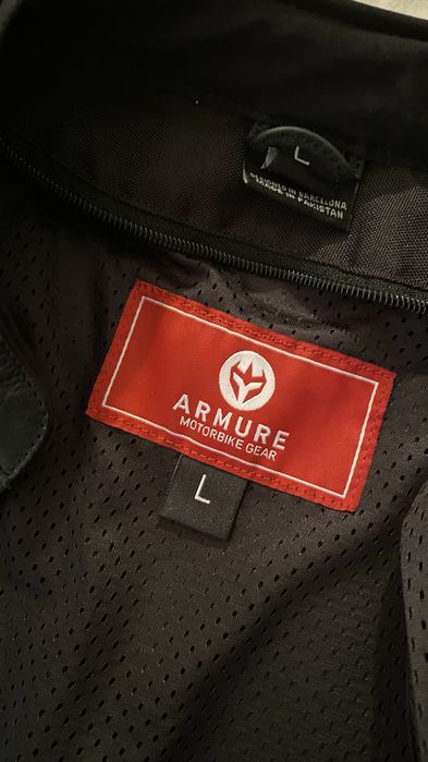 Casaco de couro da Armure Hamo Leather AAA