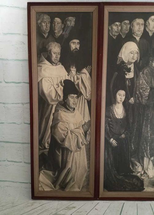 Reprodução enorme painel de São Vicente 171x129cm