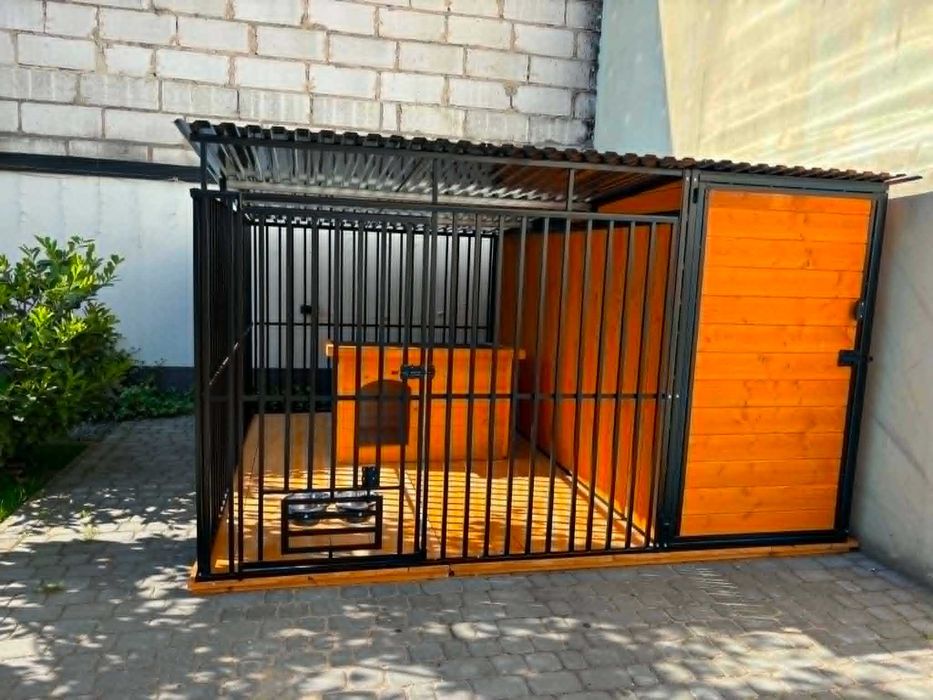 Klatka dla psa - kojec zewnętrzny_spawany