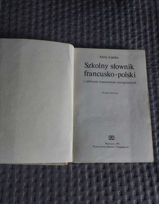 Słownik szkolny francusko-polski i polsko-francuski 2 sztuki