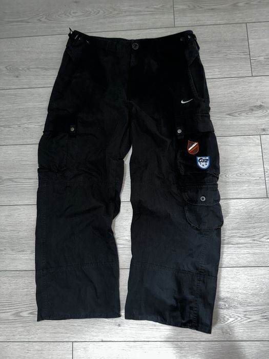 Nike Cortéz Cargo Pants | Чорні карго штани s-m