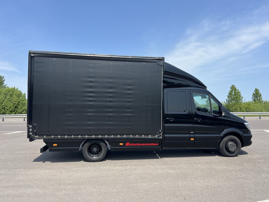 MERCEDES - BENZ Sprinter 519 MAXI | 3.0 2014 рік Спарка Пландека Прицеп двохосьовий штора
