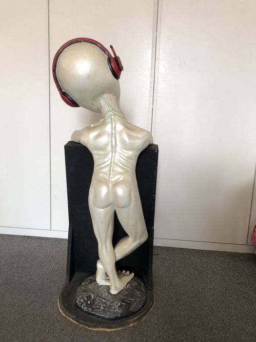 Stojak na płyty CD space age vinage