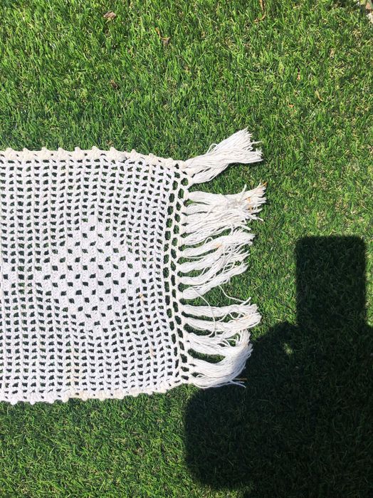 Quatro naperons em crochet antigos