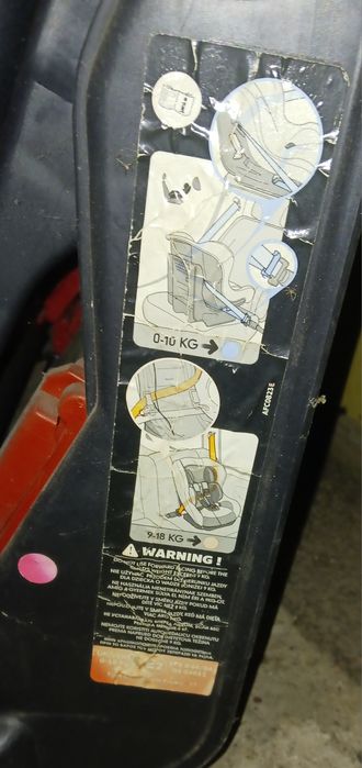 Fotelik samochodowy.