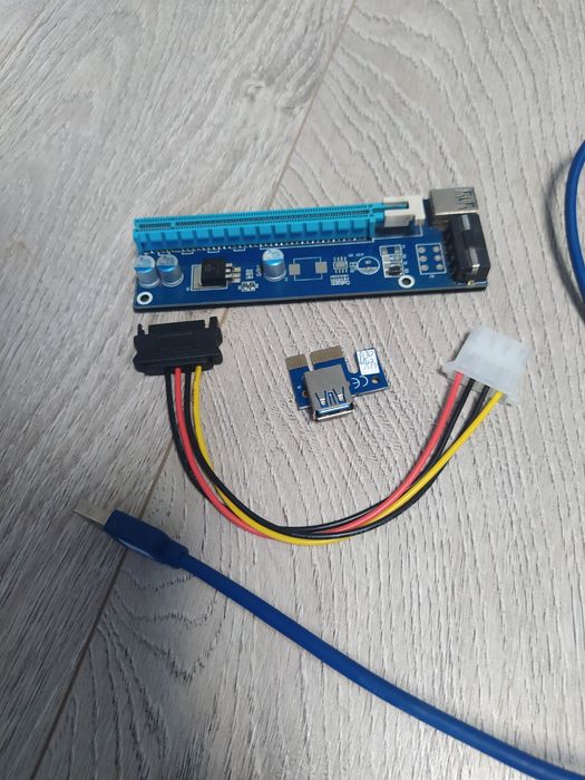 Райзер PCI-E MOLEX SATA + USB3.0 ( ver.007)