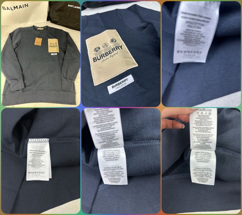 Bluzy męskie burberry armani metki premium