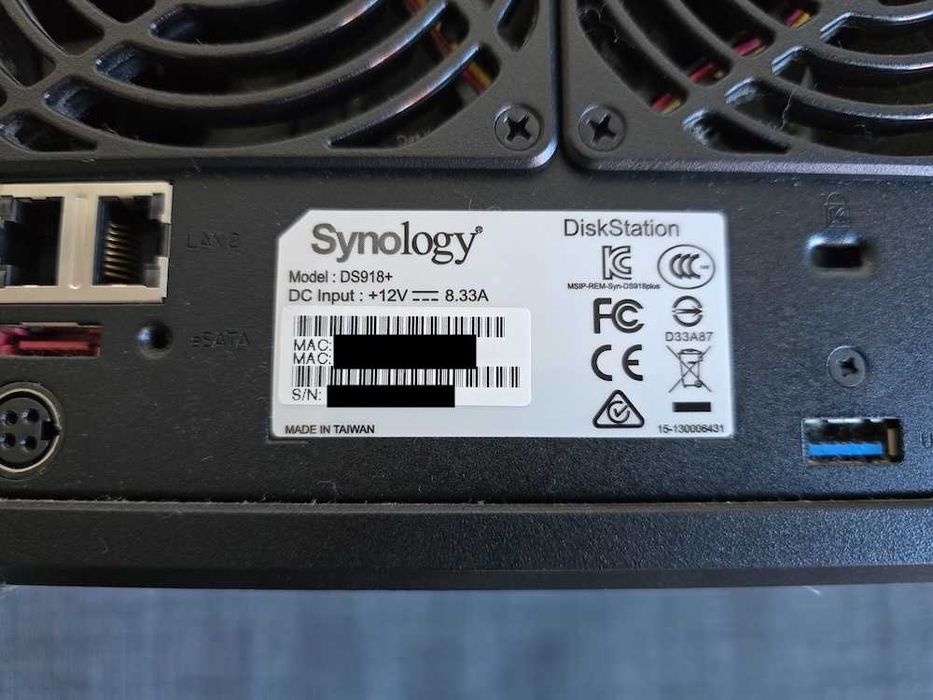 synology ds918+ NAS