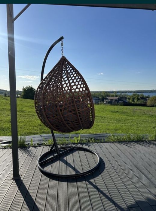 Kokon brazowy , fotel wiszacy, z poduszka , super jakosc dostawa