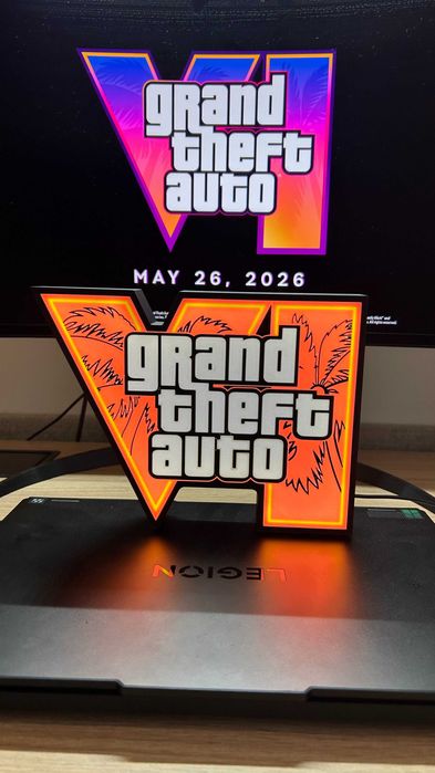 Lampka 3D LED "GTA VI"