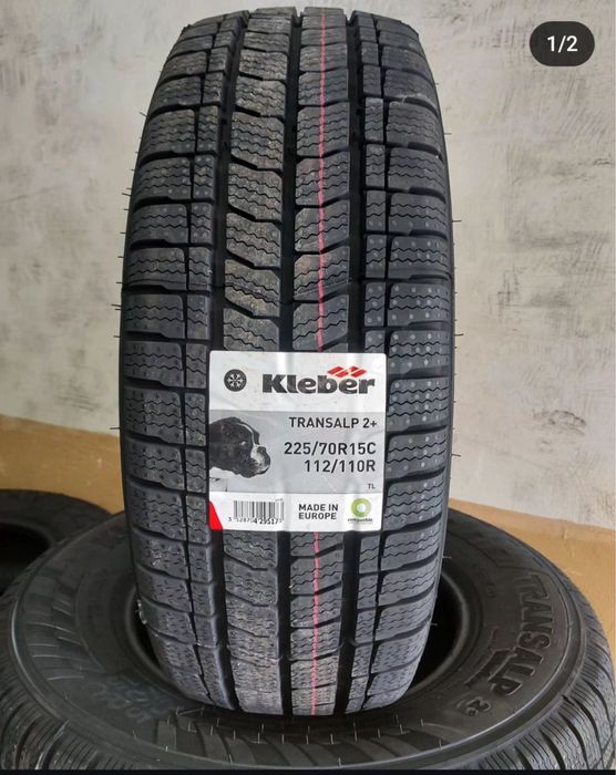 Зима шина Kleber Transalp 2+ 225/70 R15C, усі розміри !!!