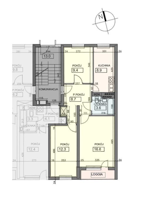 Sprzedam Mieszkanie 3-Pokojowe 59,5 M2 Centrum Krakowa Os Podwawelskie - Widok 2