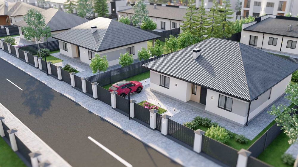 Одноповерховий будинок 120м² з МІСЬКИМИ комунікаціями! 6 соток.