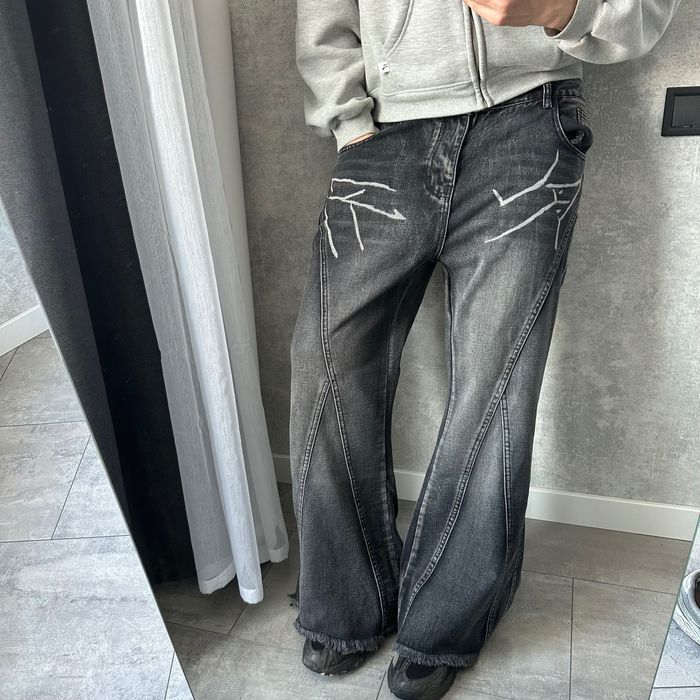 Flared opium jeans racer jaded London фларед кльош опиум клеш джинси