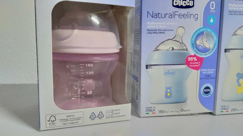 Biberões Natural Feeling Novos