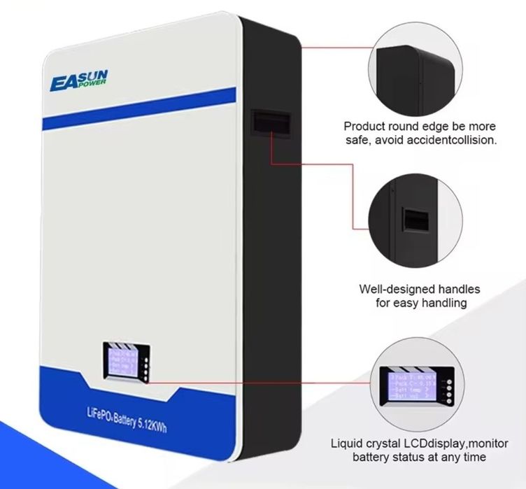 Magazyn energii Easun 5,12 kWh LiFePo4