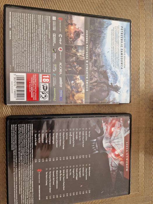 Gry PC DVD-ROM Wiedźmin Dziki lll Gon 1-3  I 4