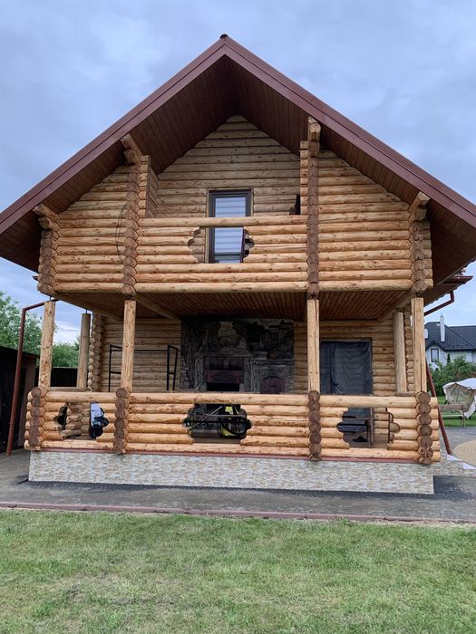 Шліфування деревʼяних будинків, шліфування зруба, герметизація сруба