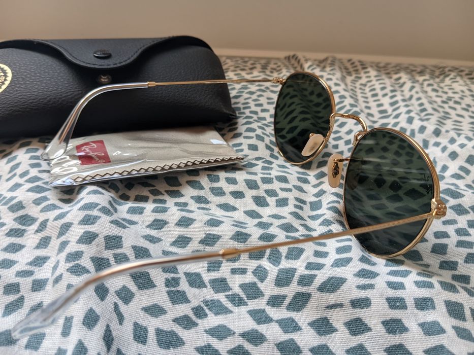Óculos Ray-Ban original "Round Metal" novo (ler descrição)