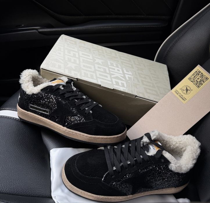 Кеды Golden goose мех