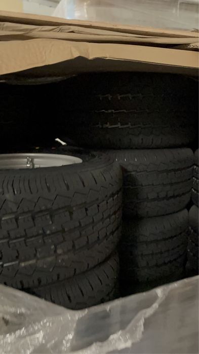 Колеса в зборі r10 на причеп лавету 195, 55, 10